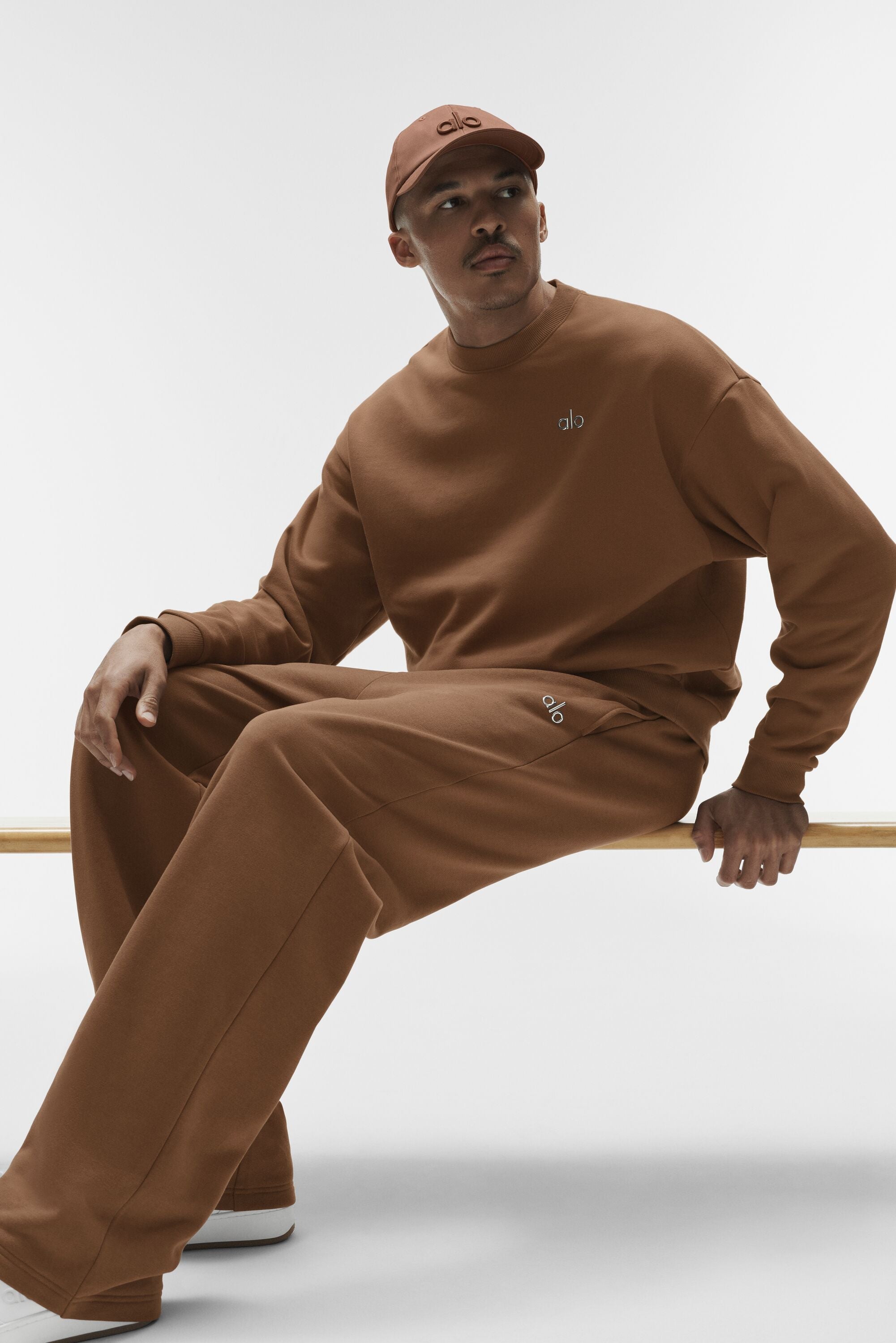 Accolade Crew Neck Pullover - Sun Kissed Brown image 4
