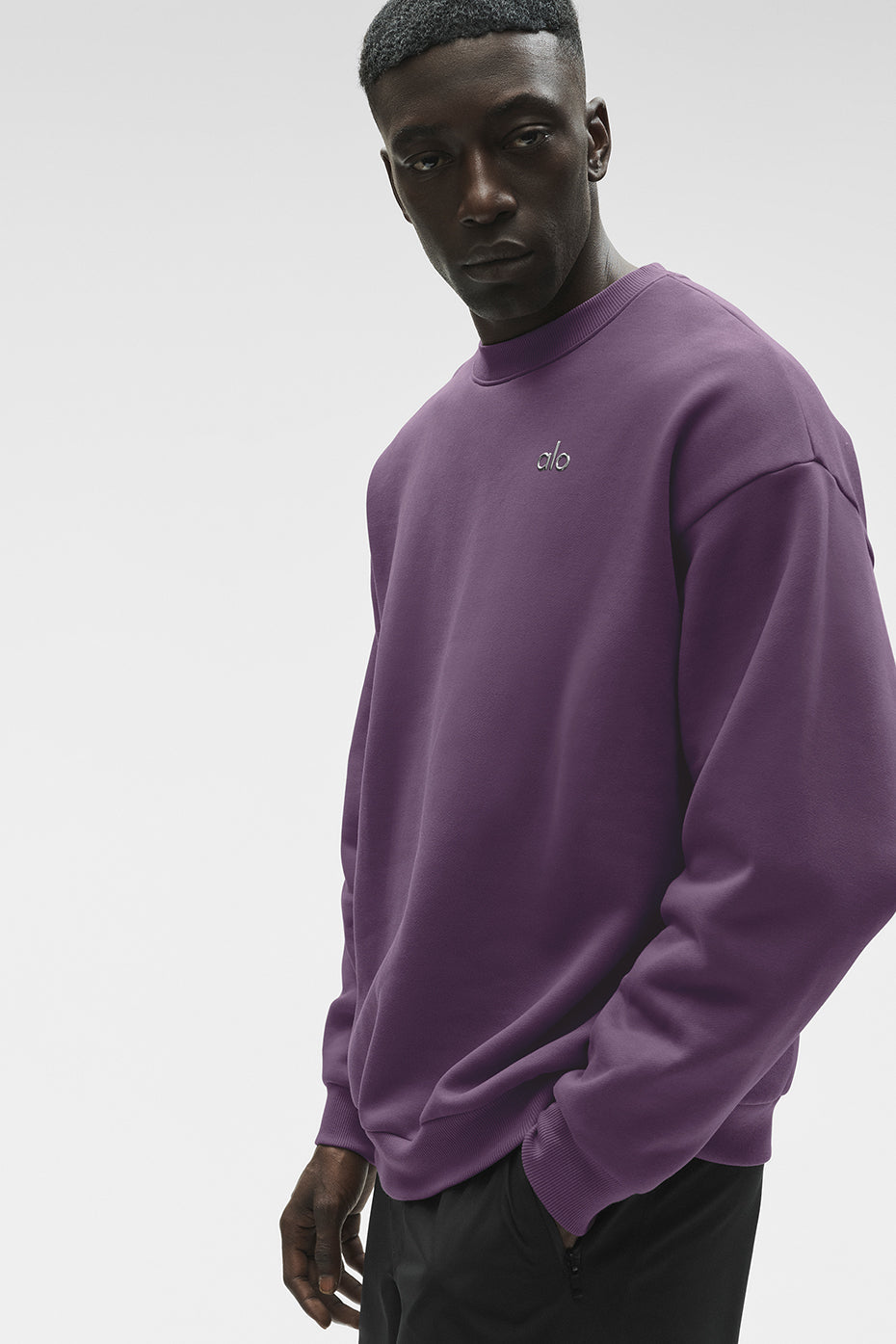 Accolade Crew Neck Pullover - Plum Kiss image 4