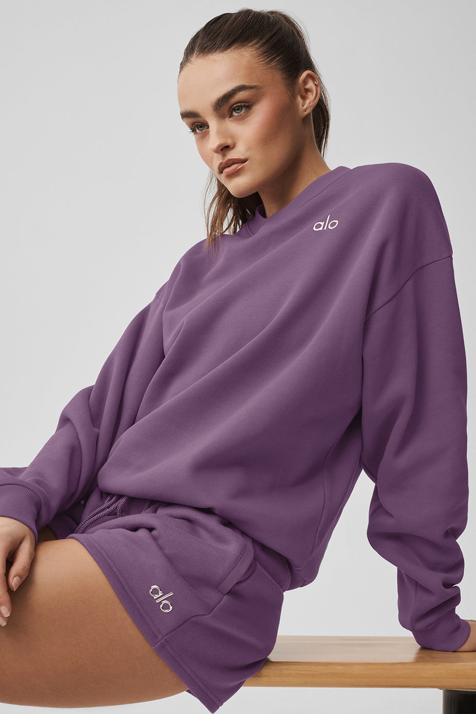 Accolade Crew Neck Pullover - Plum Kiss image 4