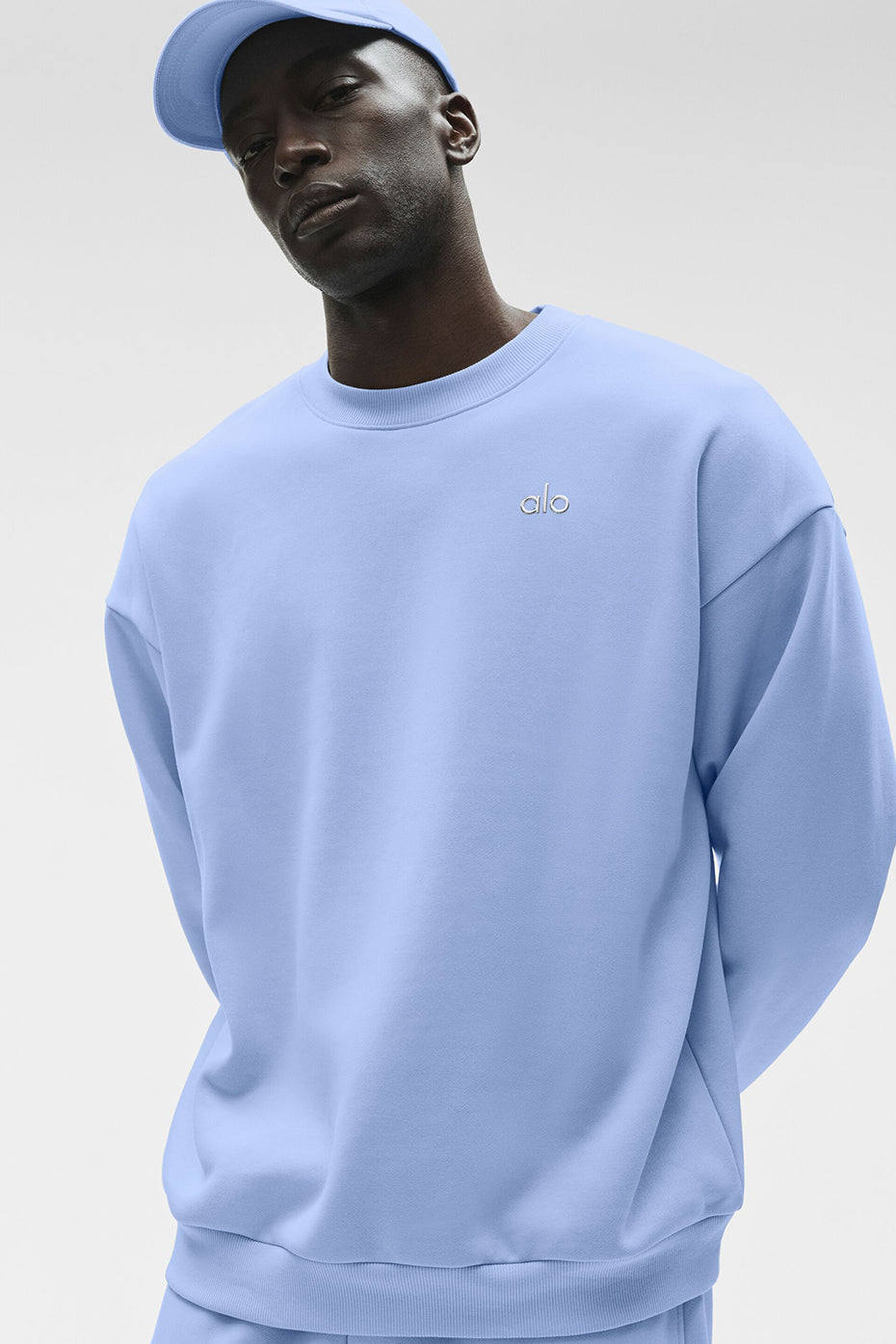 Accolade Crew Neck Pullover - Light Provence Blue image 1