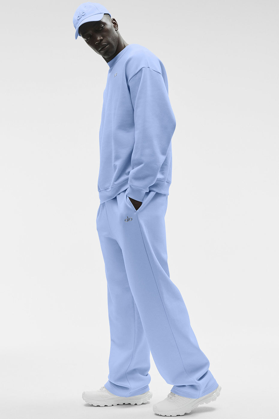 Accolade Crew Neck Pullover - Light Provence Blue image 3