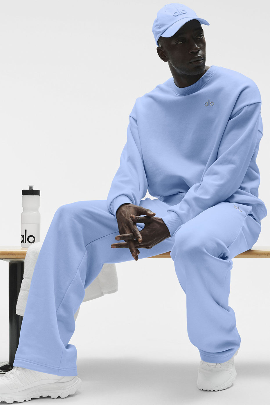 Accolade Crew Neck Pullover - Light Provence Blue image 4