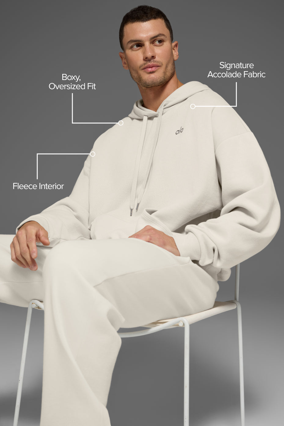 Accolade Hoodie - Bone image 2