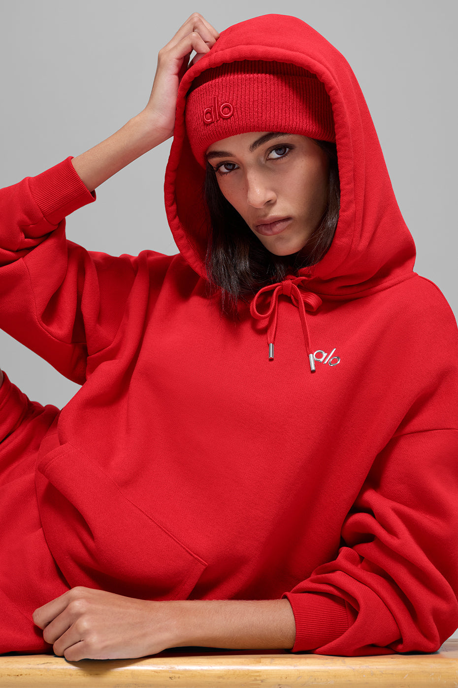 Accolade Hoodie - Bright Red image 4