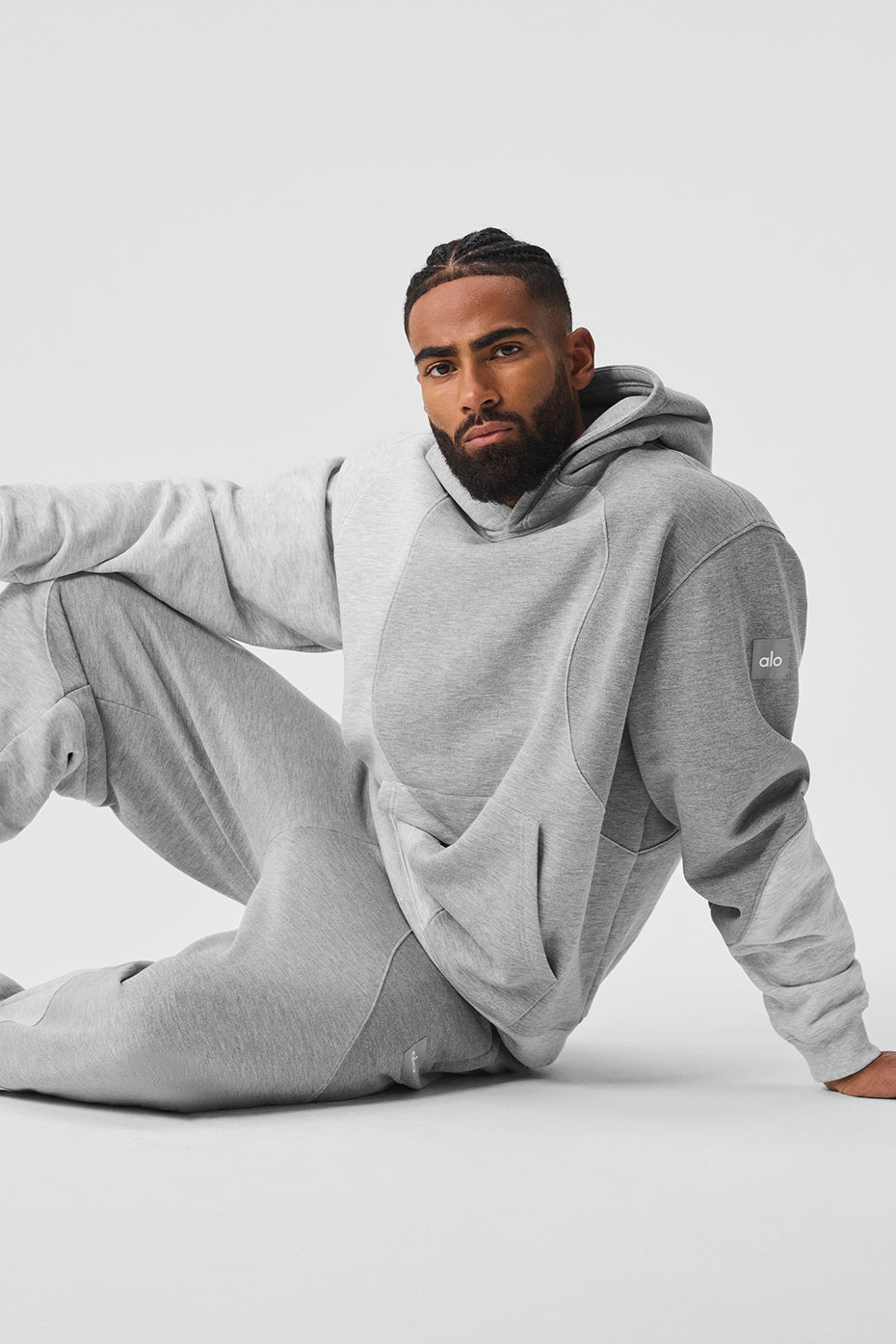 Make Waves Hoodie - Athletic Heather Grey Tonal image 5