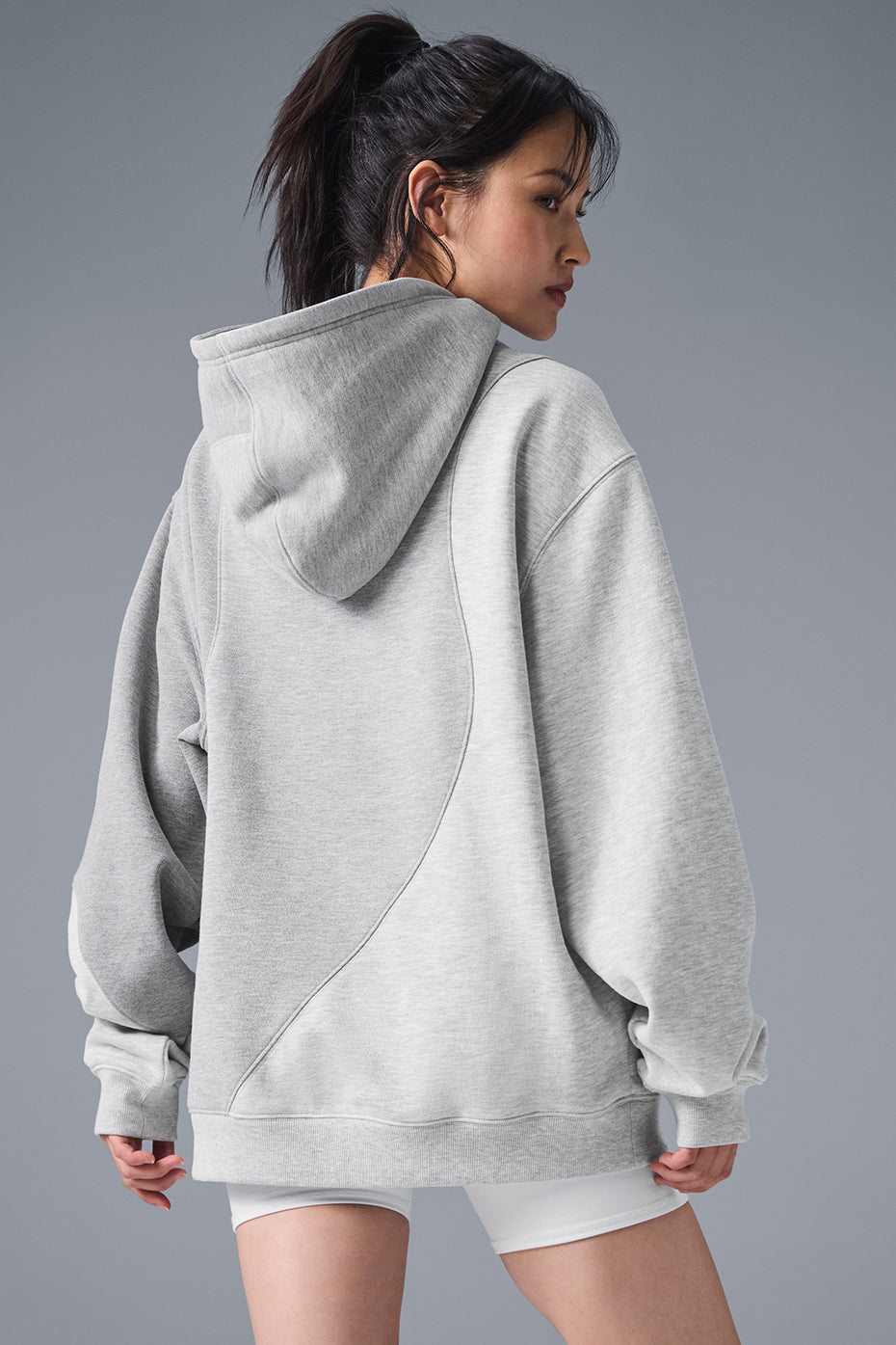 Make Waves Hoodie - Athletic Heather Grey Tonal image 2