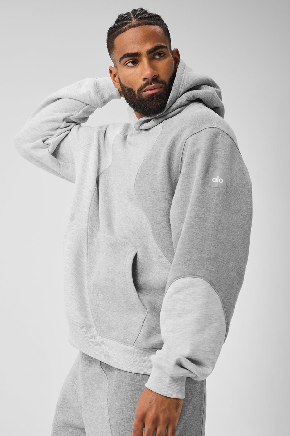 Make Waves Hoodie - Athletic Heather Grey Tonal image 3