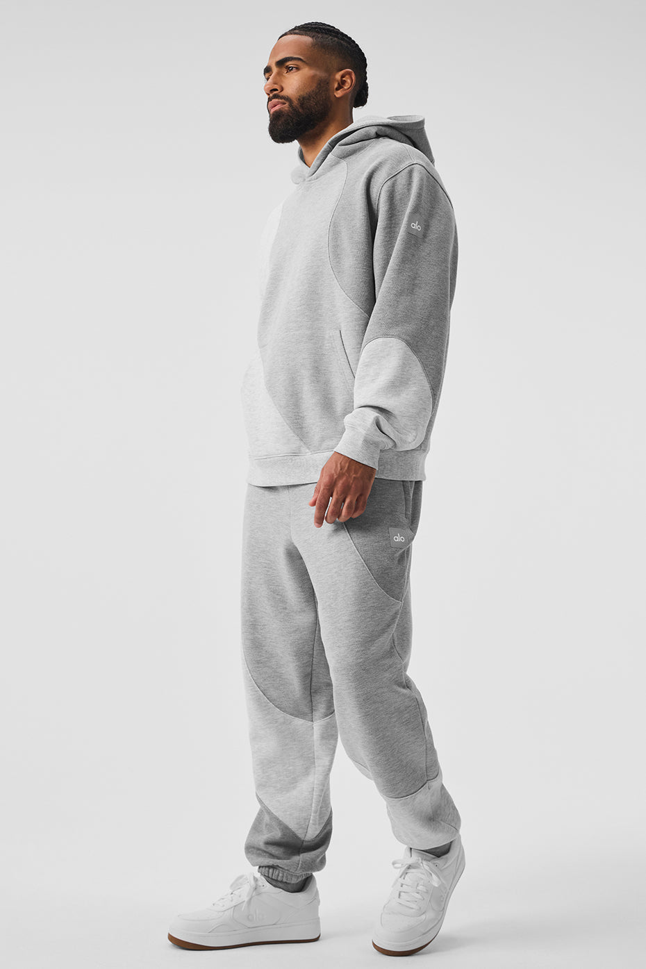 Make Waves Hoodie - Athletic Heather Grey Tonal image 4
