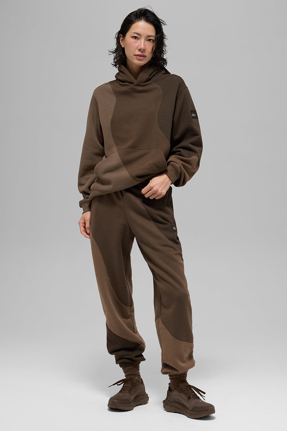 Make Waves Hoodie - Espresso Tonal image 4