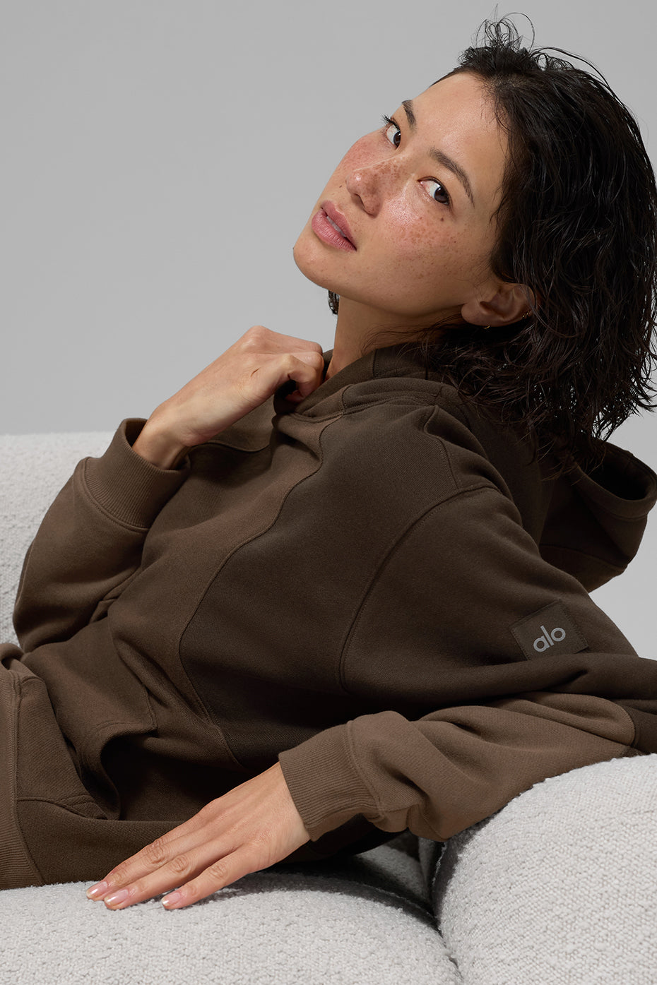 Make Waves Hoodie - Espresso Tonal image 3