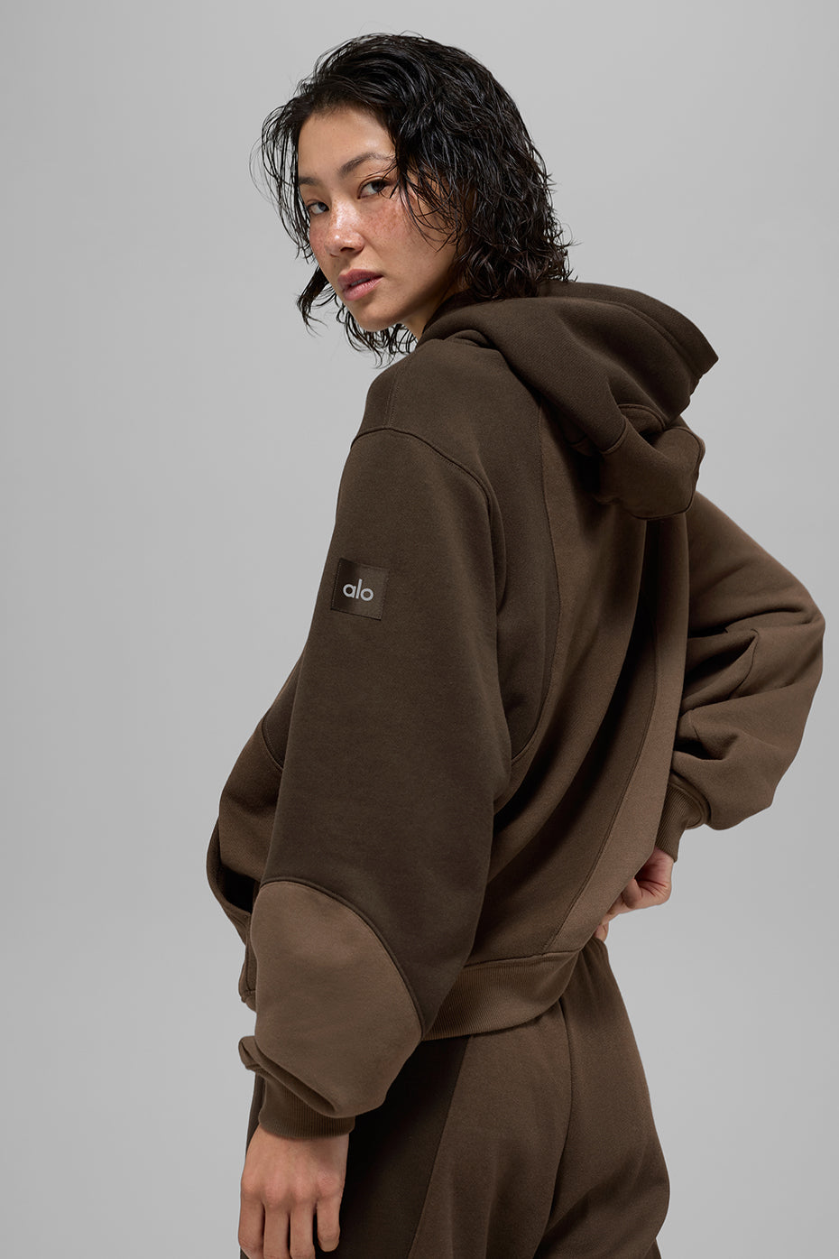Make Waves Hoodie - Espresso Tonal image 2