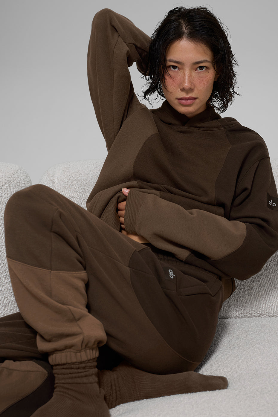 Make Waves Hoodie - Espresso Tonal image 5