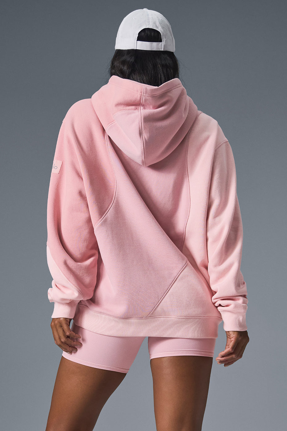 Make Waves Hoodie - Sunset Pink Tonal image 2