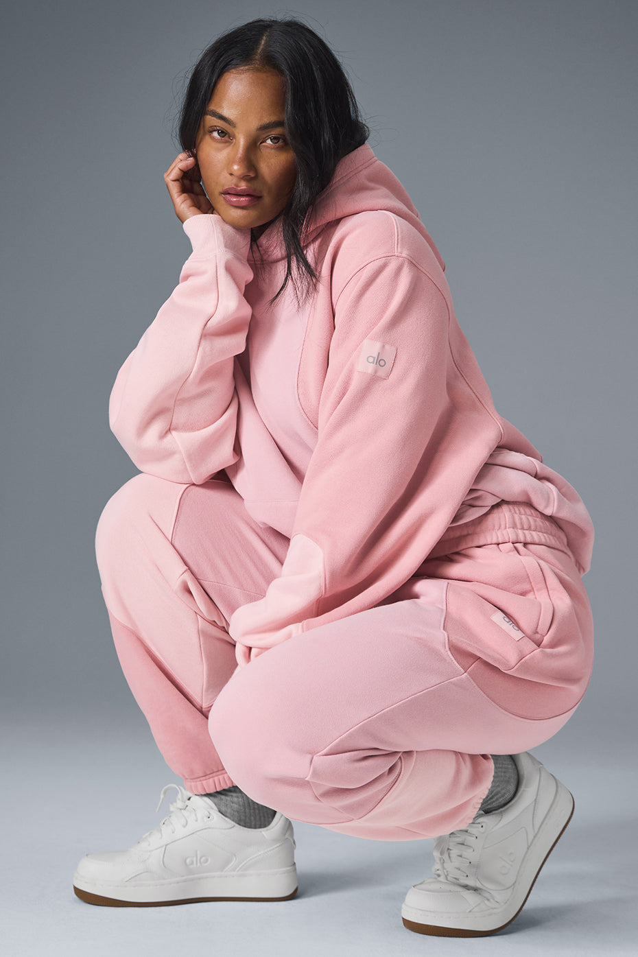 Make Waves Hoodie - Sunset Pink Tonal image 4