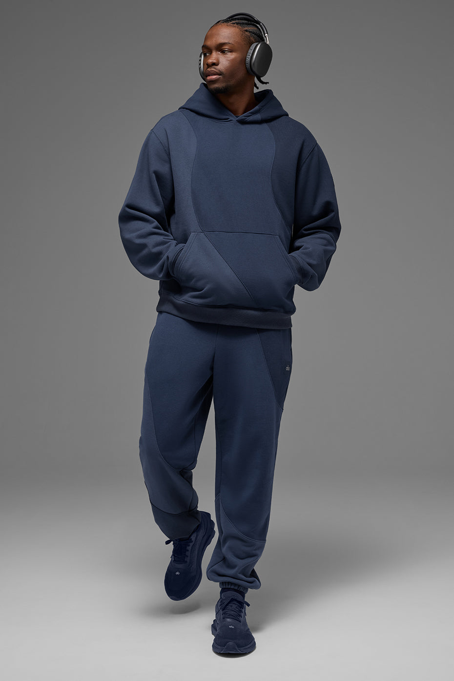 Make Waves Hoodie - Navy Tonal image 4