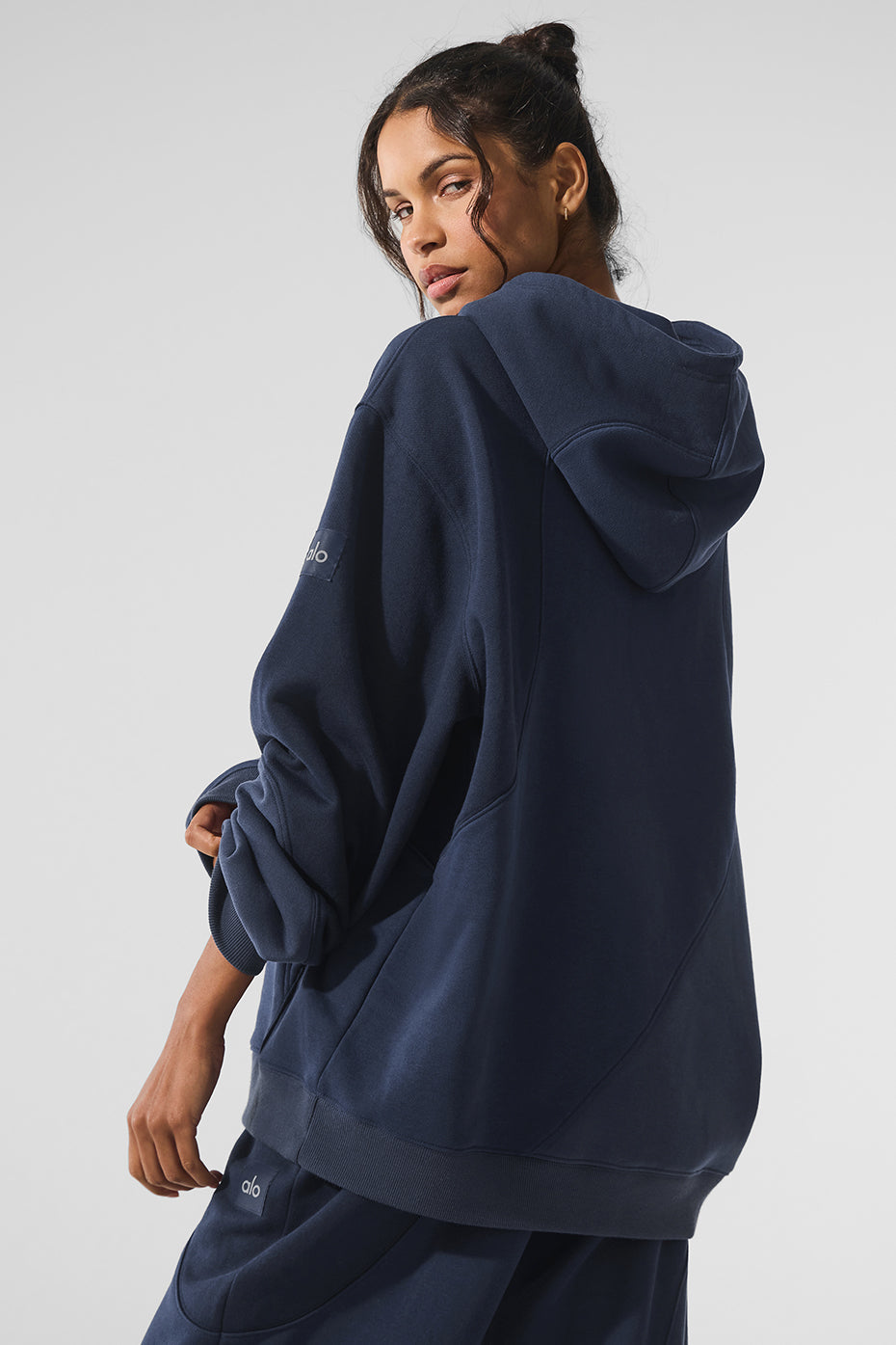 Make Waves Hoodie - Navy Tonal image 2