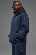 Make Waves Hoodie - Navy Tonal image 1