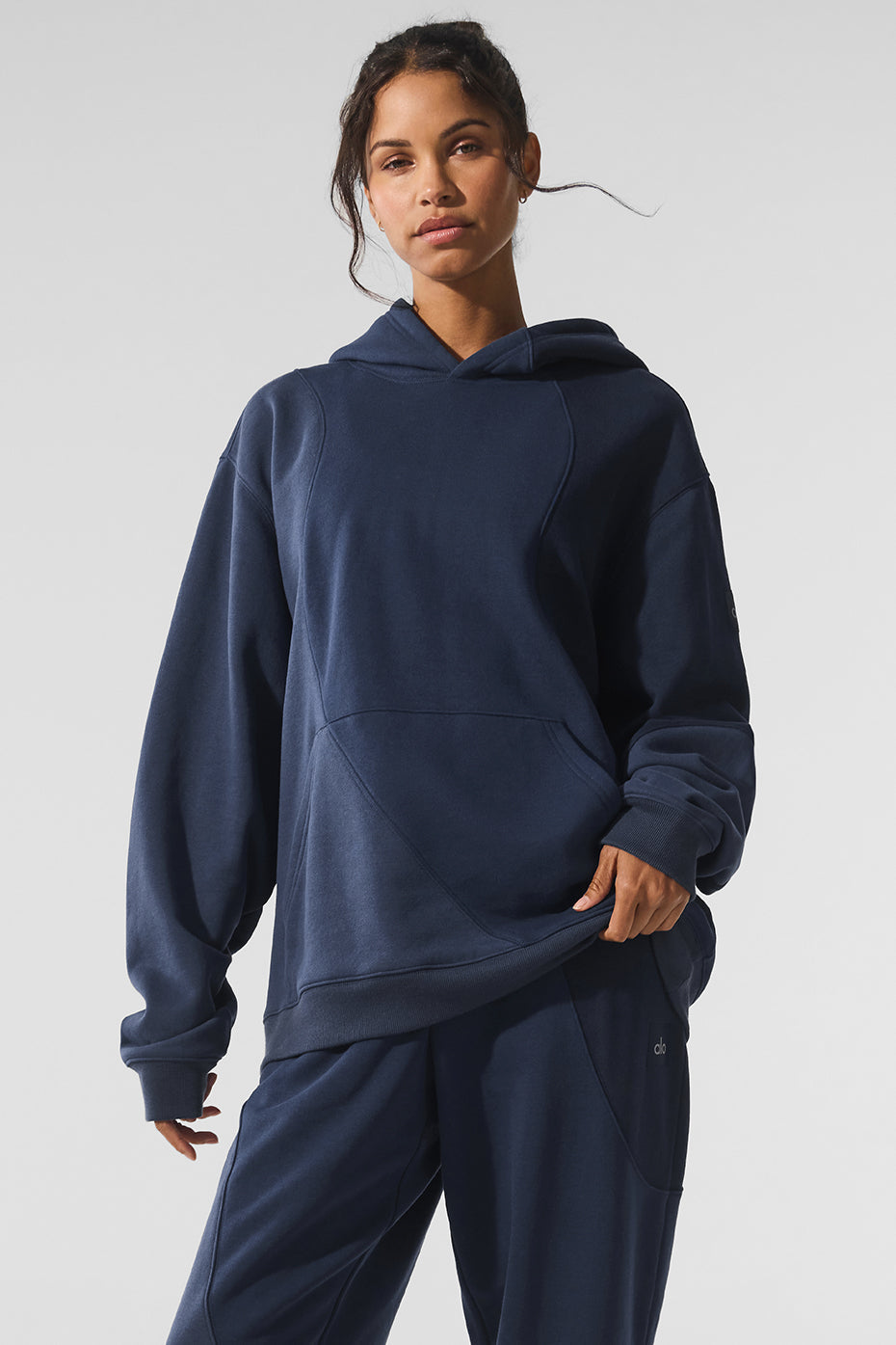 Make Waves Hoodie - Navy Tonal image 4