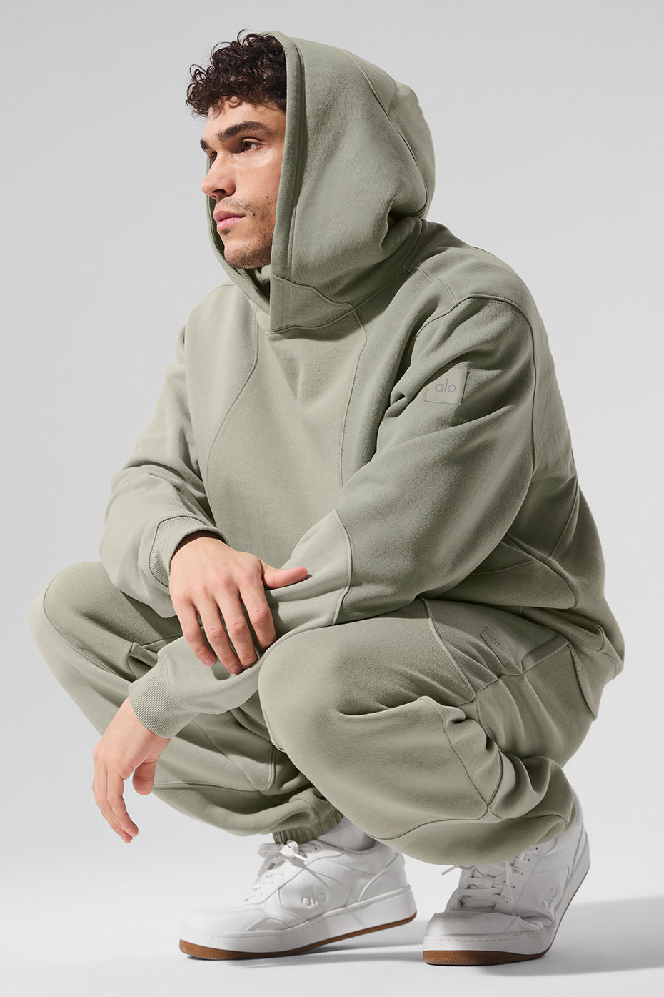 Make Waves Hoodie - Limestone Tonal image 4