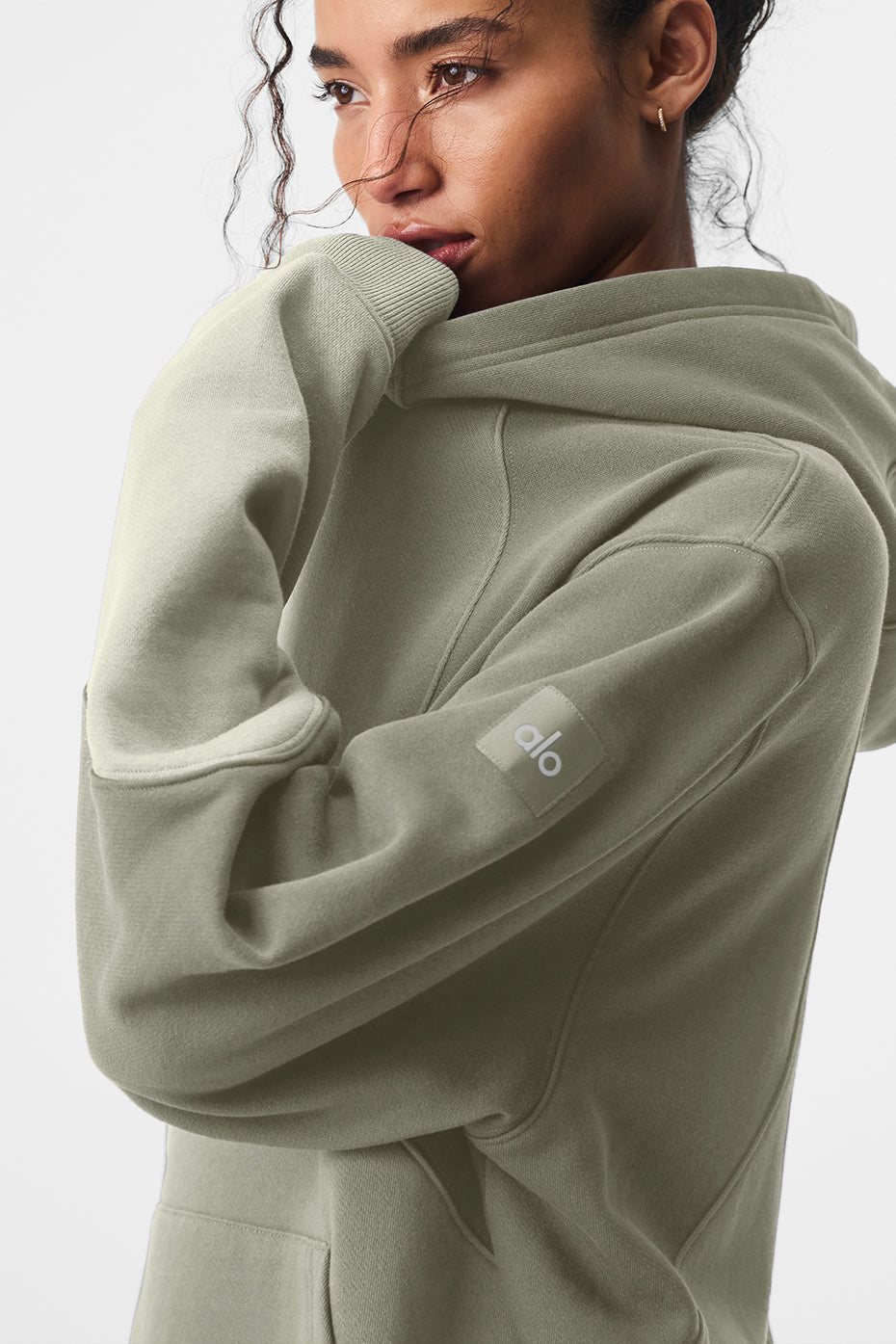 Make Waves Hoodie - Limestone Tonal image 4