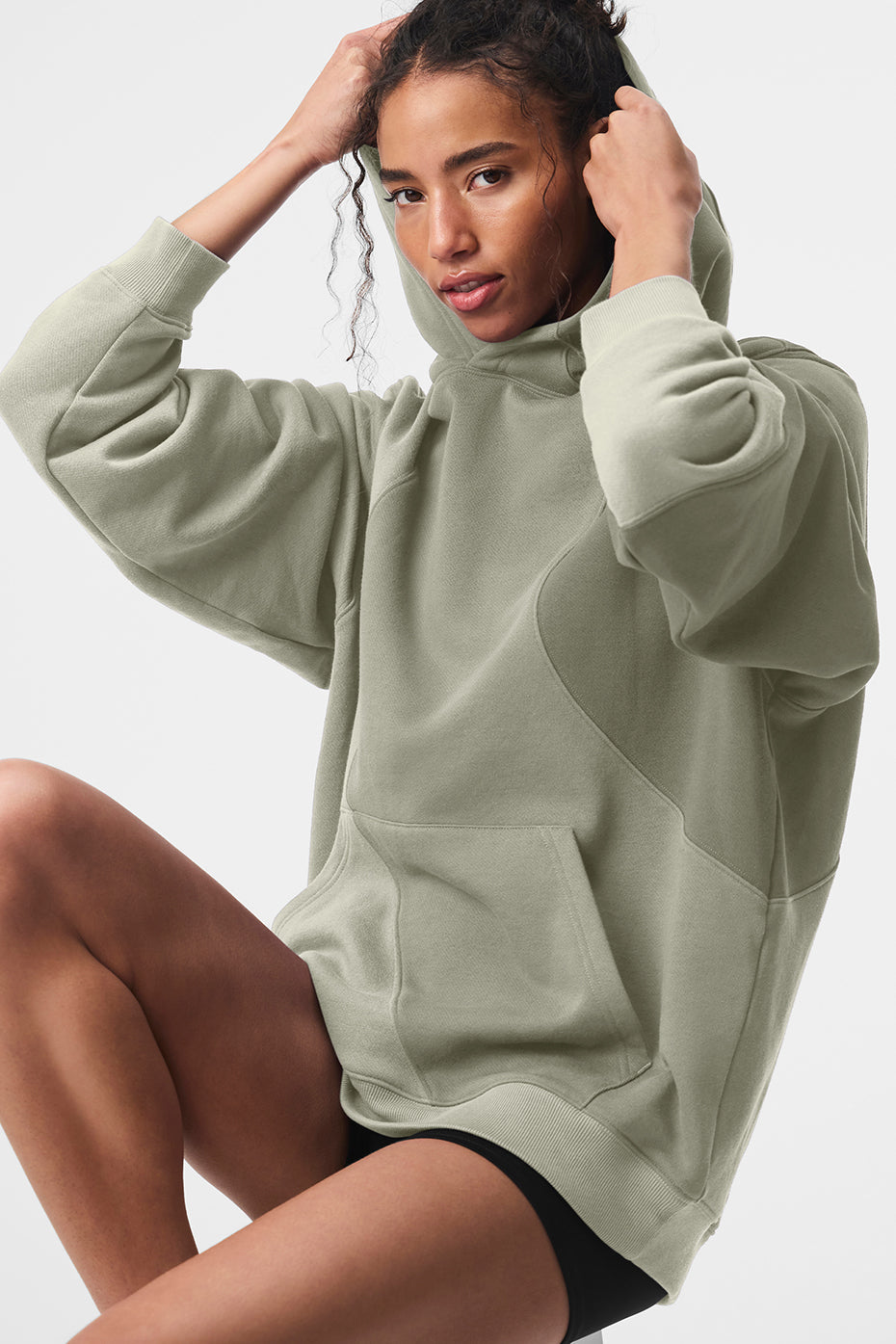 Make Waves Hoodie - Limestone Tonal image 5