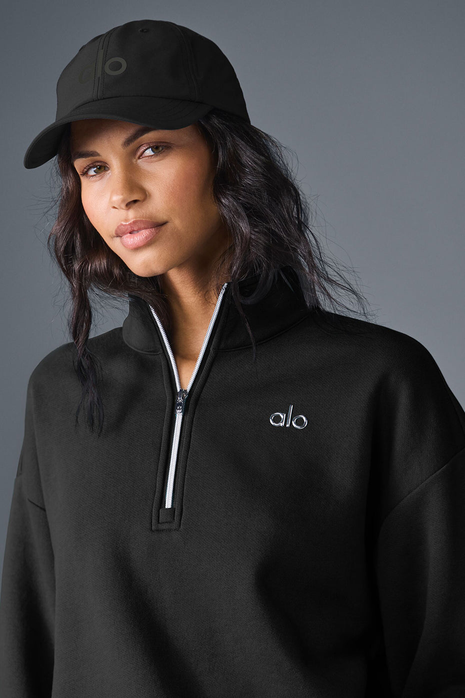 Accolade 1/4 Zip Pullover - Black image 3