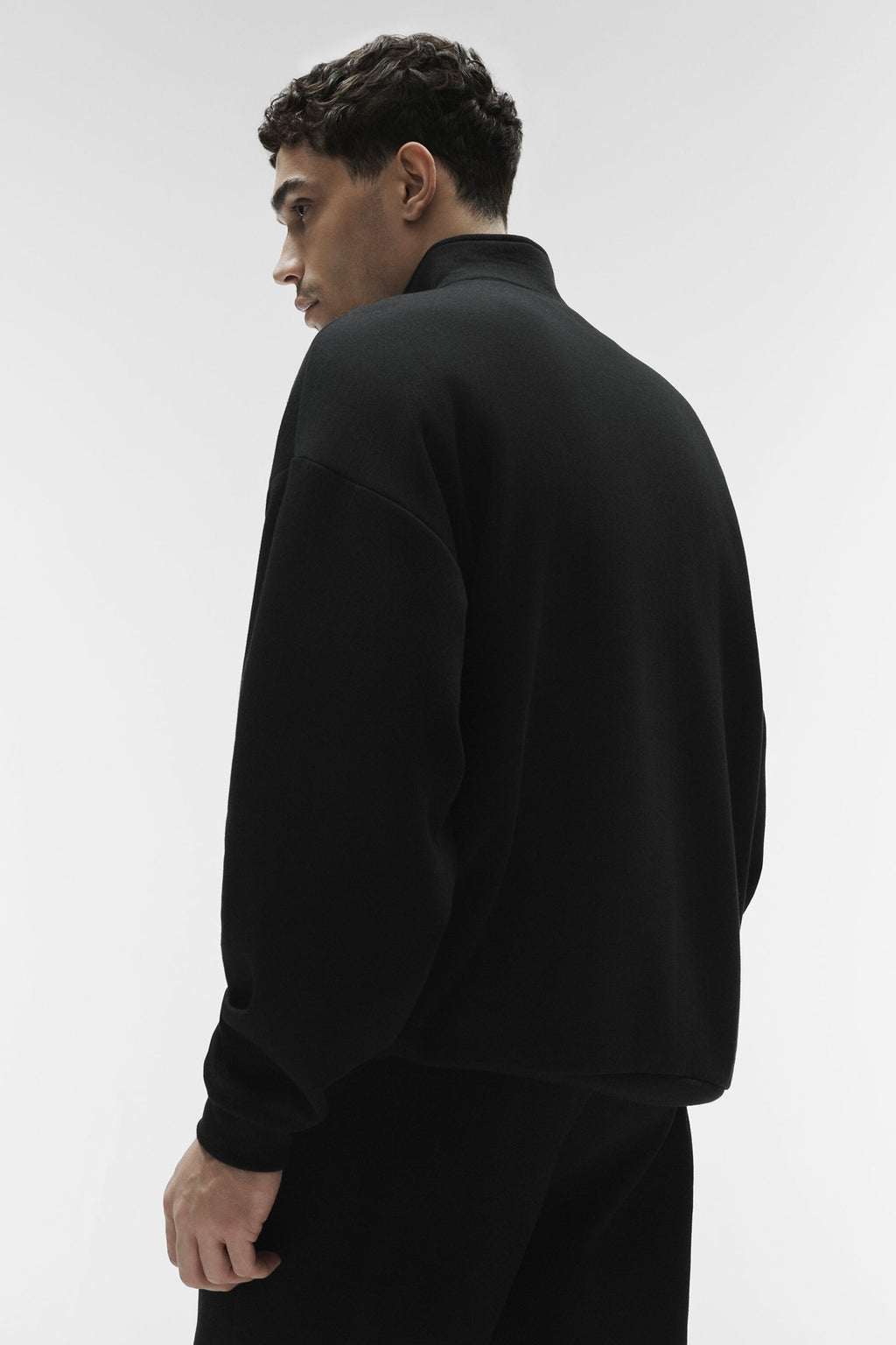 Accolade 1/4 Zip Pullover - Black image 3
