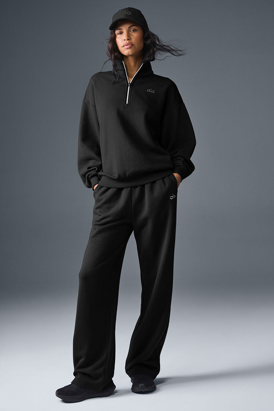 Accolade 1/4 Zip Pullover - Black image 5