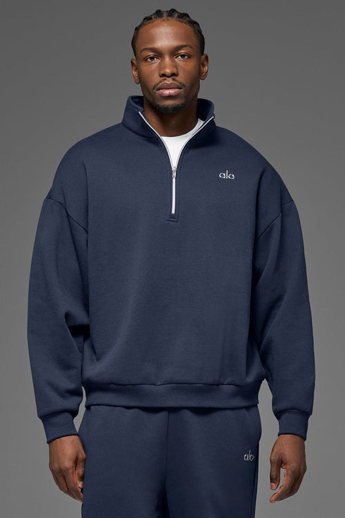 Accolade 1/4 Zip Pullover - Navy image 2