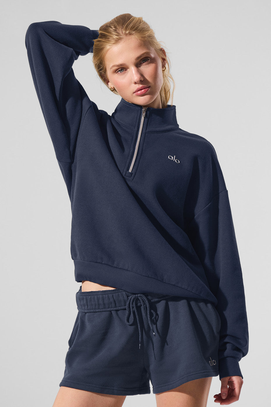 Accolade 1/4 Zip Pullover - Navy image 5
