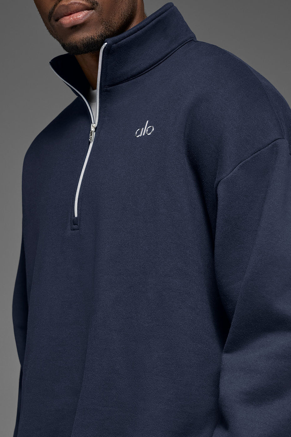 Accolade 1/4 Zip Pullover - Navy image 4