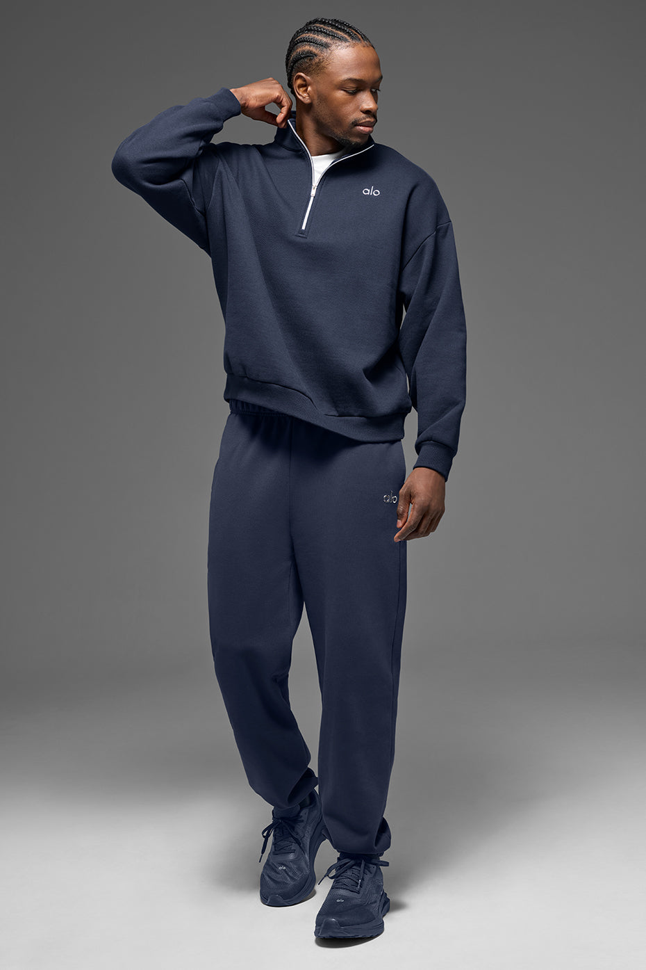 Accolade 1/4 Zip Pullover - Navy image 5