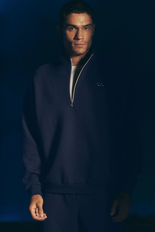 Accolade 1/4 Zip Pullover - Navy image 1