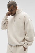 Accolade 1/4 Zip Pullover - Oatmeal Heather image 1