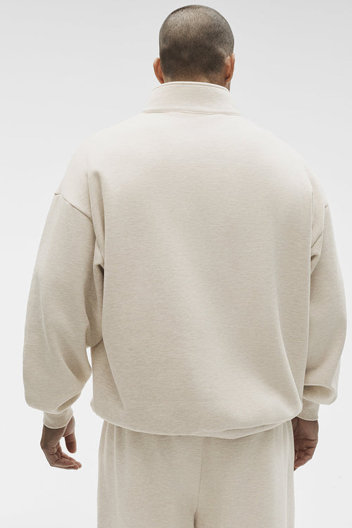 Accolade 1/4 Zip Pullover - Oatmeal Heather image 2