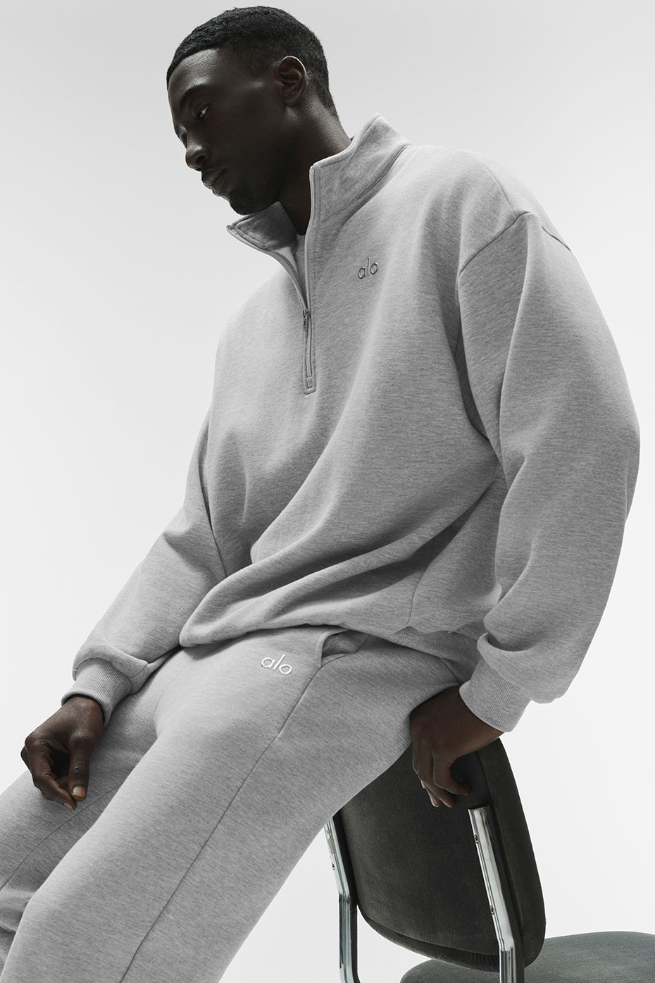 Accolade 1/4 Zip Pullover - Athletic Heather Grey image 1