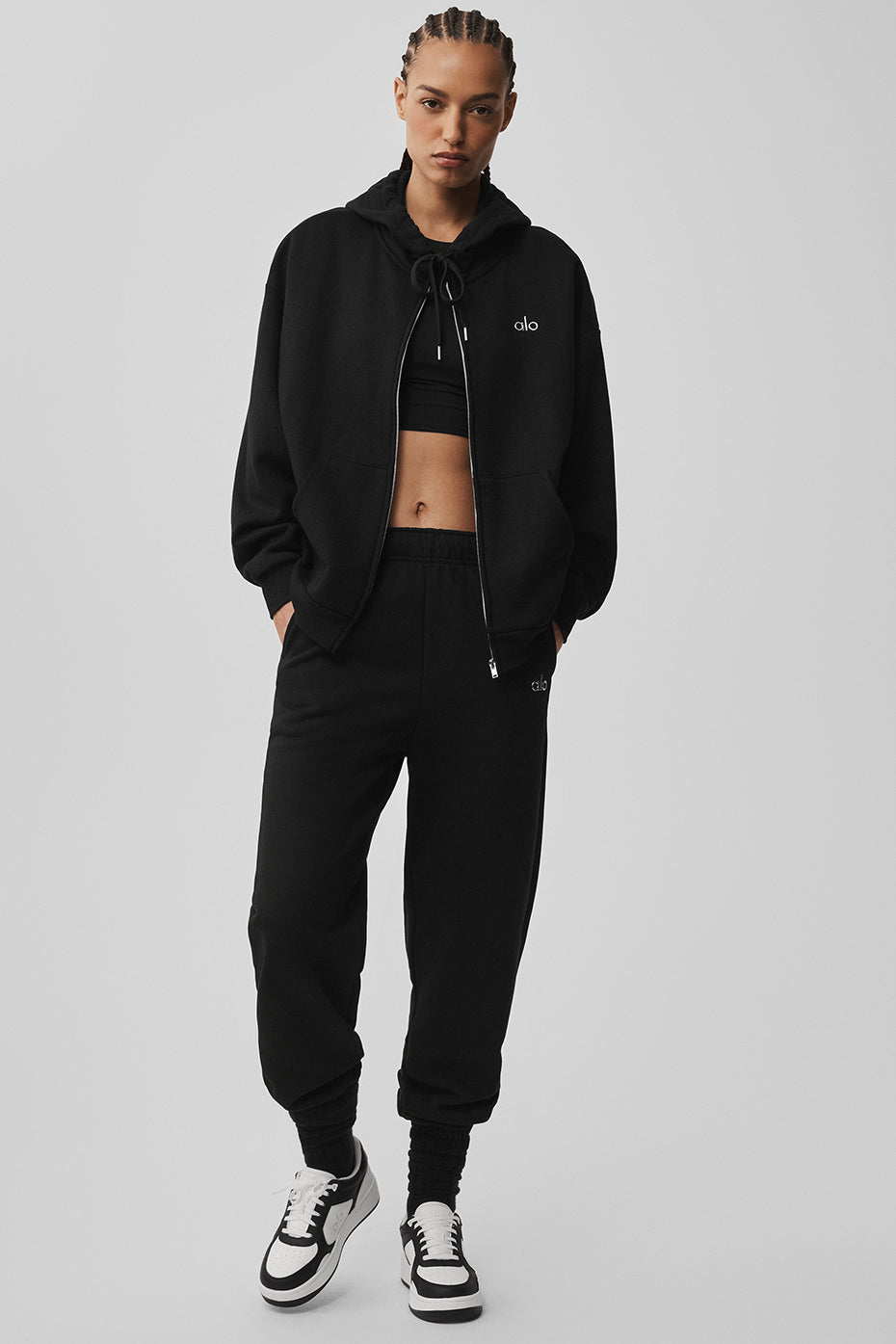 Accolade Full Zip Hoodie - Black image 5