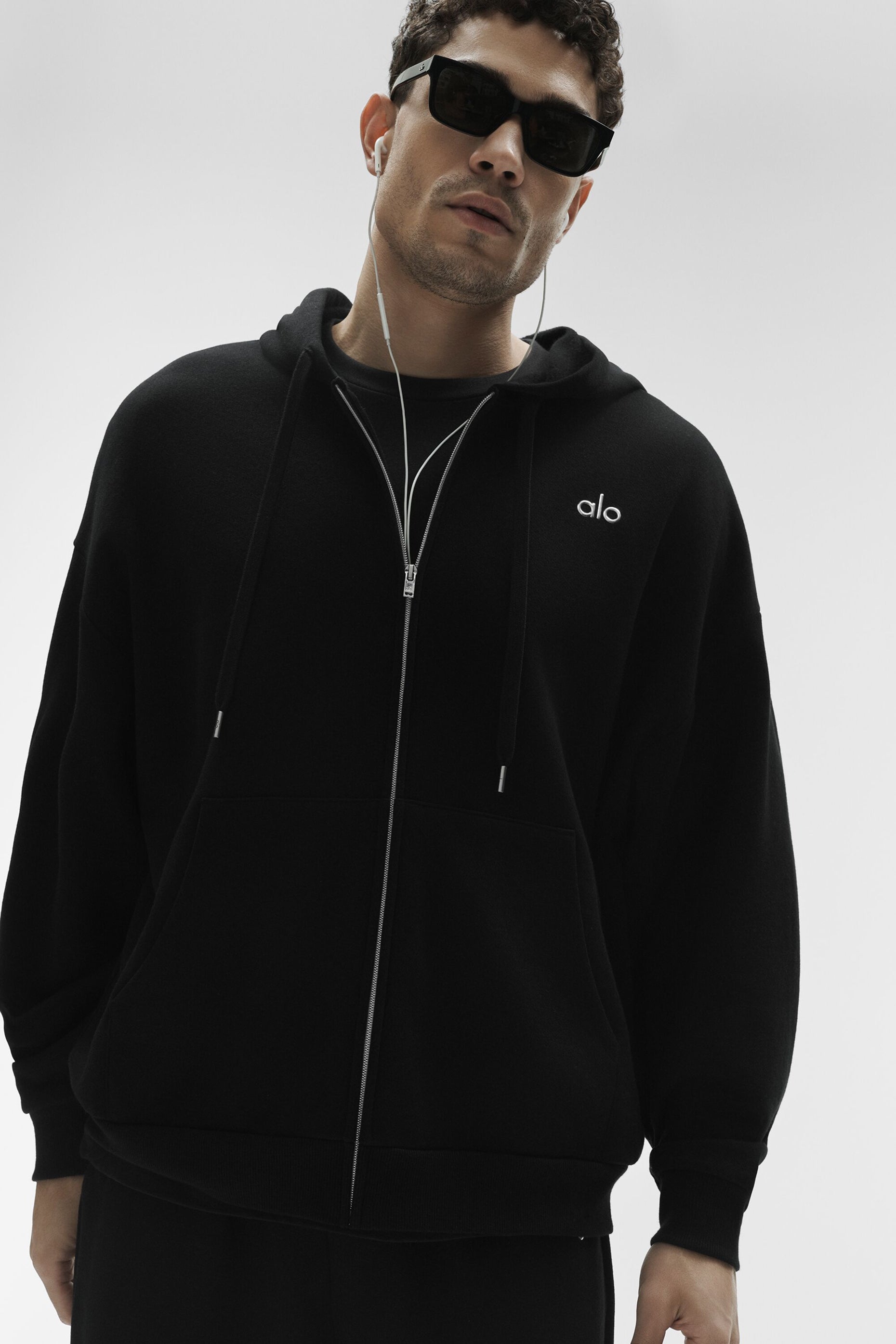 Accolade Full Zip Hoodie - Black image 3