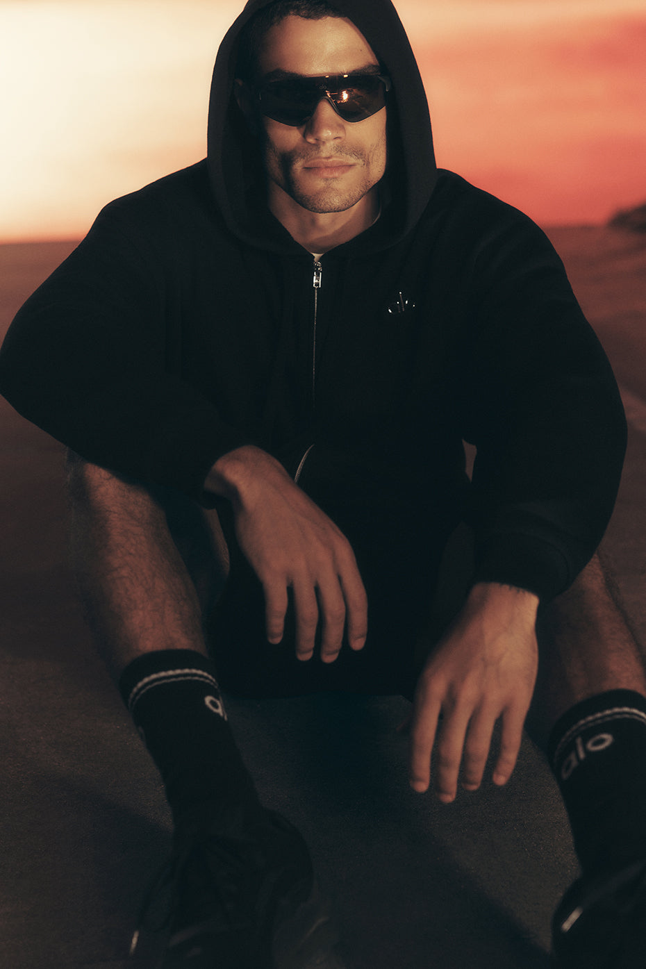 Accolade Full Zip Hoodie - Black image 1