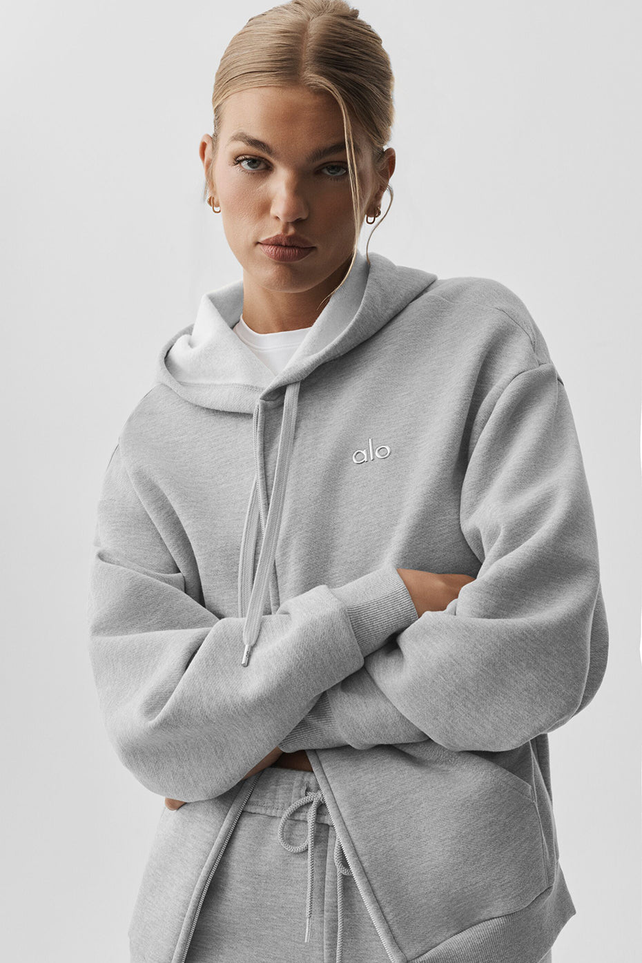 Accolade Full Zip Hoodie - Athletic Heather Grey image 4
