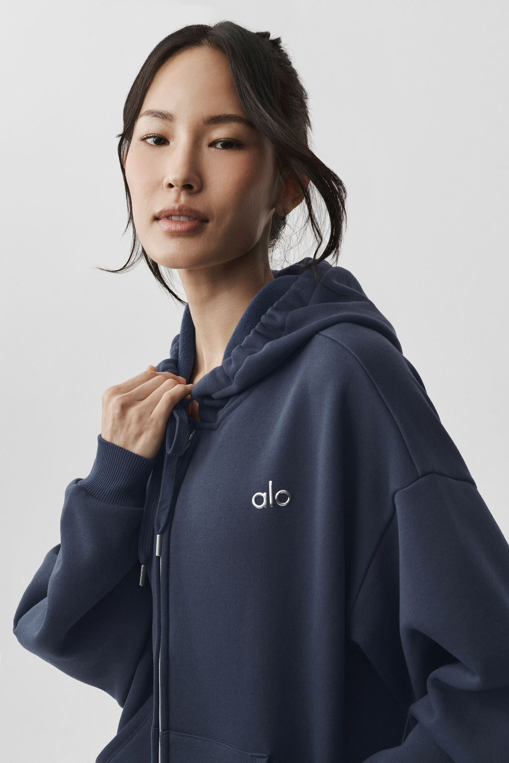 Accolade Full Zip Hoodie - Navy image 4