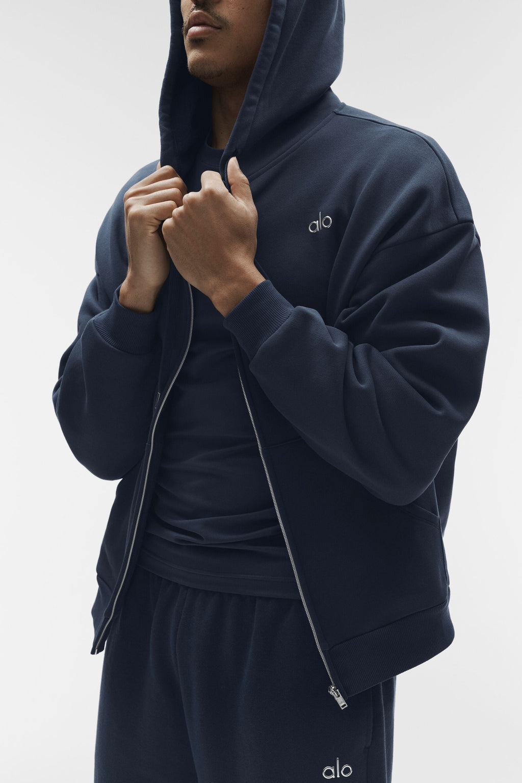 Accolade Full Zip Hoodie - Navy image 3
