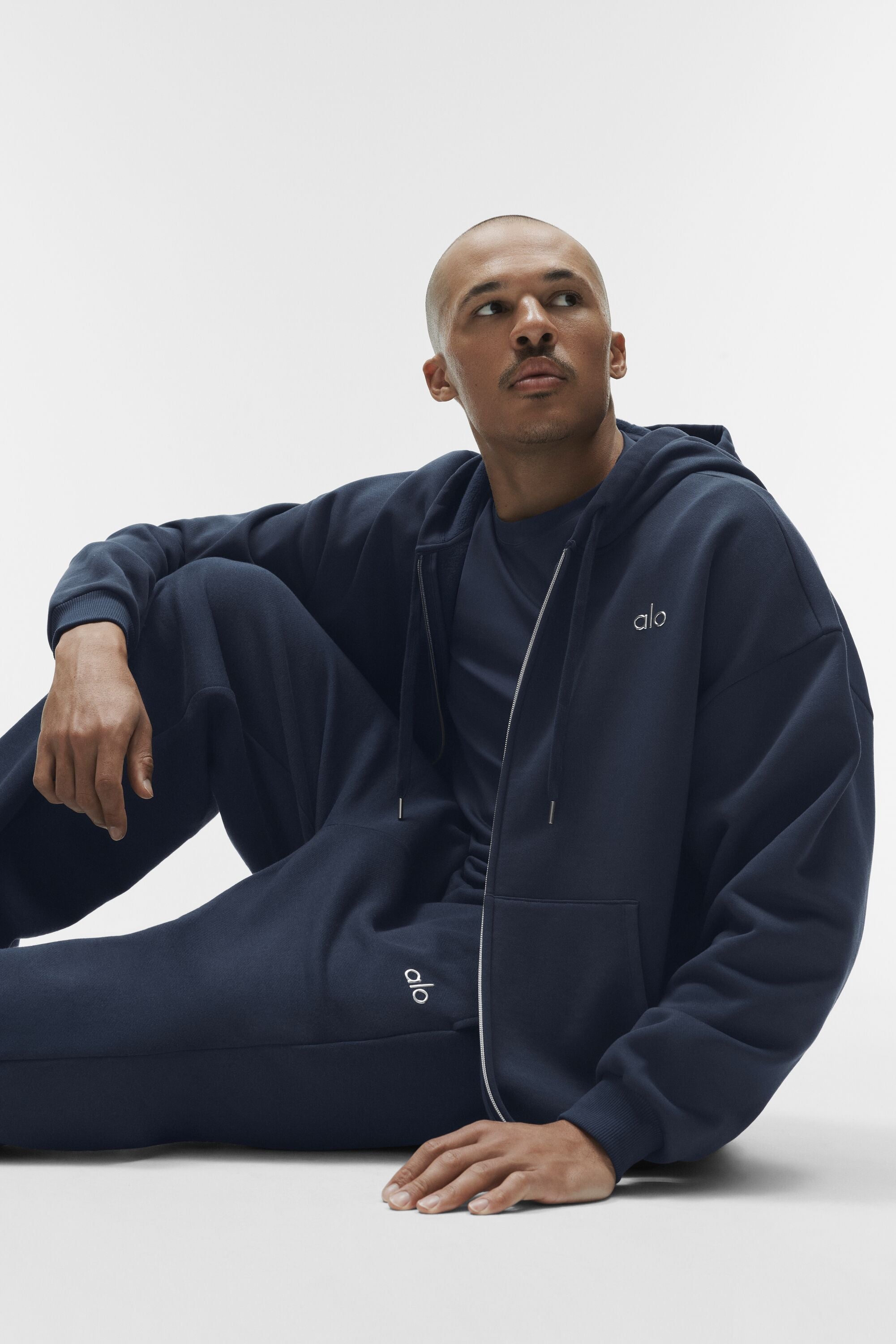 Accolade Full Zip Hoodie - Navy image 1