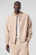 Accolade Full Zip Hoodie - Macadamia image 1