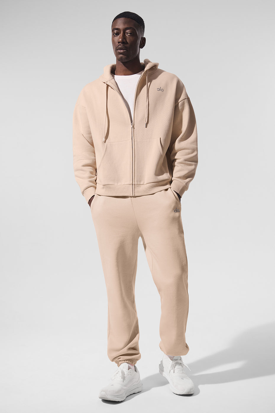 Accolade Full Zip Hoodie - Macadamia image 4