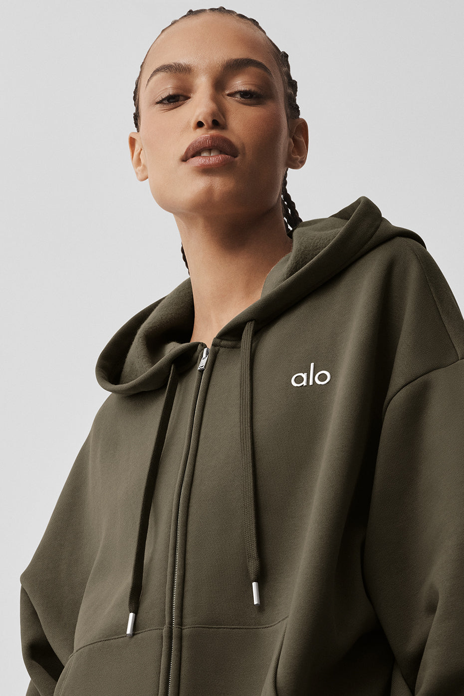 Accolade Full Zip Hoodie - Olive Tree image 4