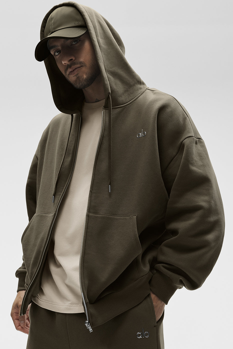 Accolade Full Zip Hoodie - Olive Tree image 5