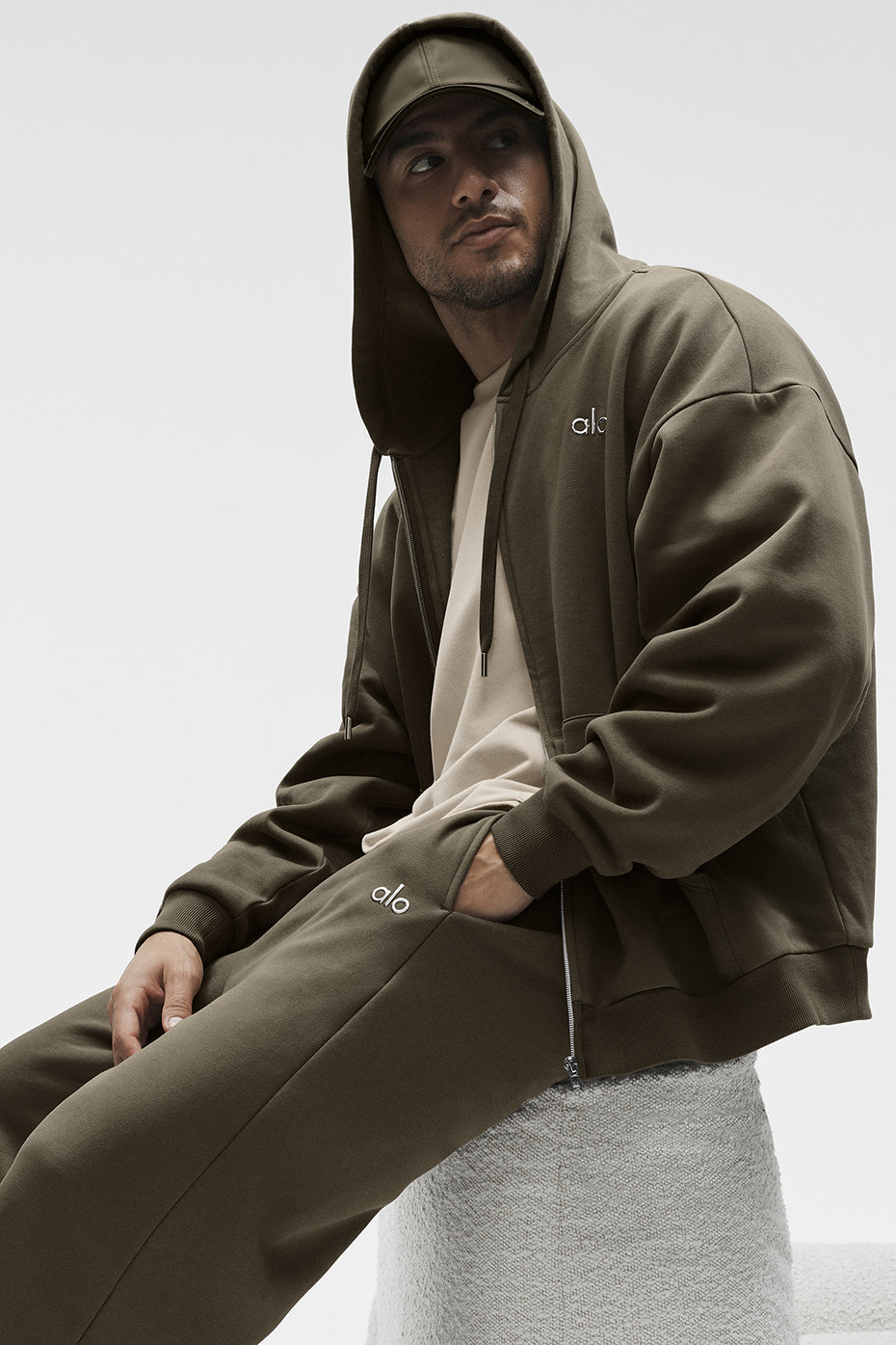 Accolade Full Zip Hoodie - Olive Tree image 4