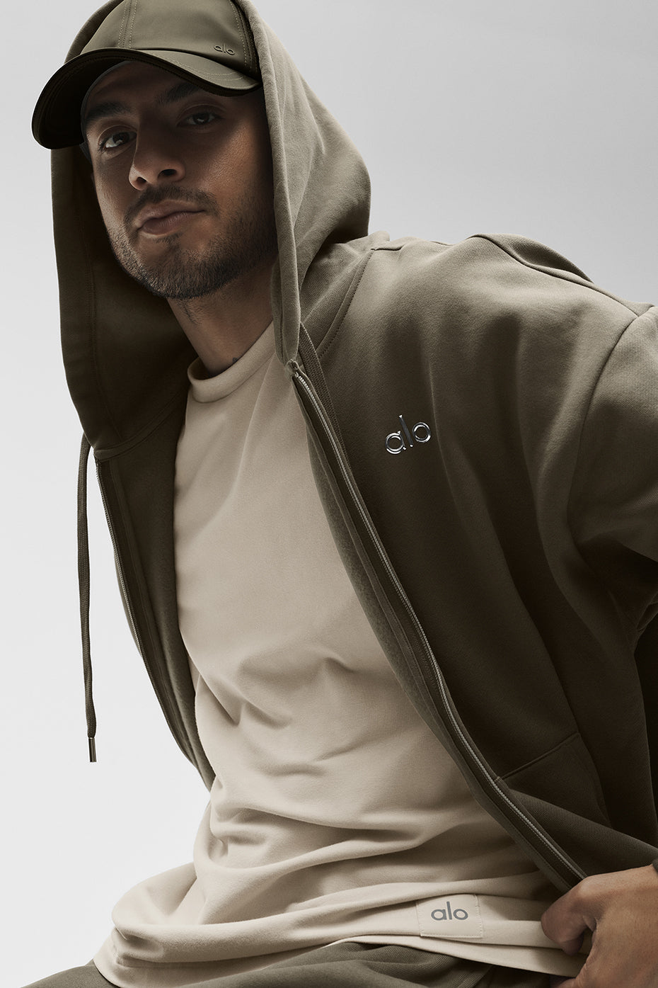 Accolade Full Zip Hoodie - Olive Tree image 3