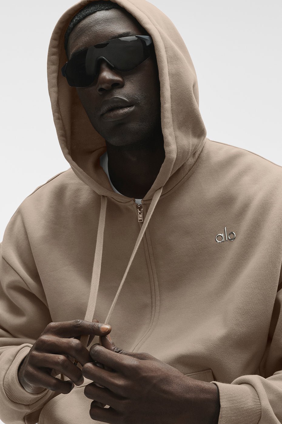 Accolade Full Zip Hoodie - Gravel image 3